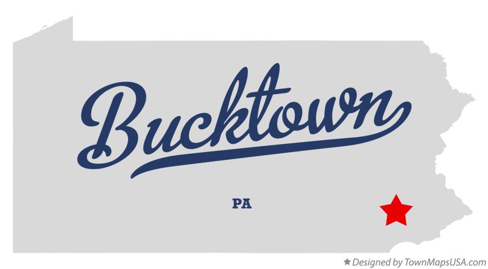 Map of Bucktown Pennsylvania PA
