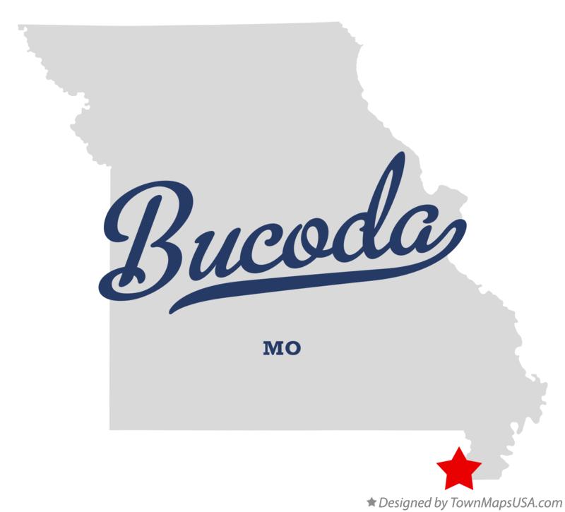 Map of Bucoda Missouri MO