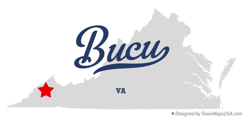 Map of Bucu Virginia VA