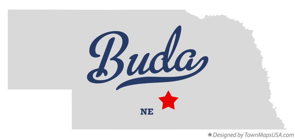 Map of Buda Nebraska NE