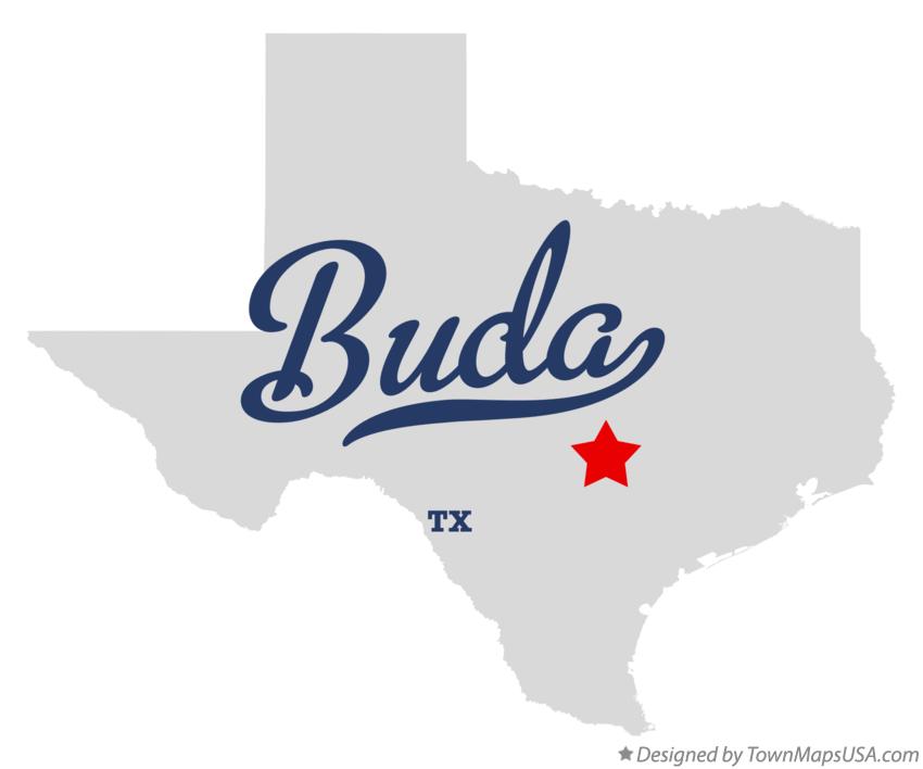 Map of Buda Texas TX