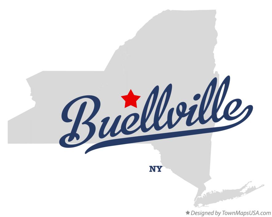 Map of Buellville New York NY