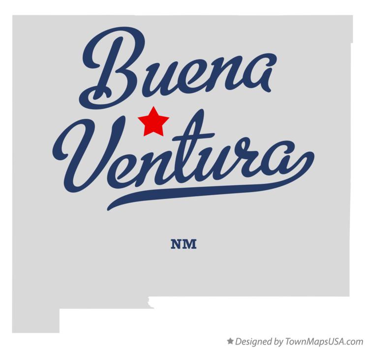 Map of Buena Ventura New Mexico NM