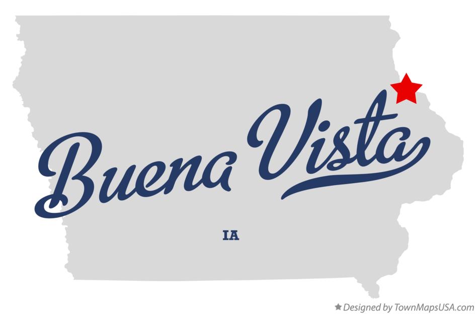 Map of Buena Vista Iowa IA