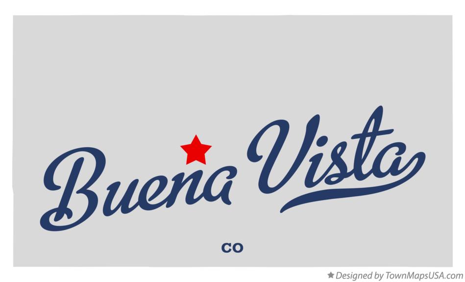Map of Buena Vista Colorado CO