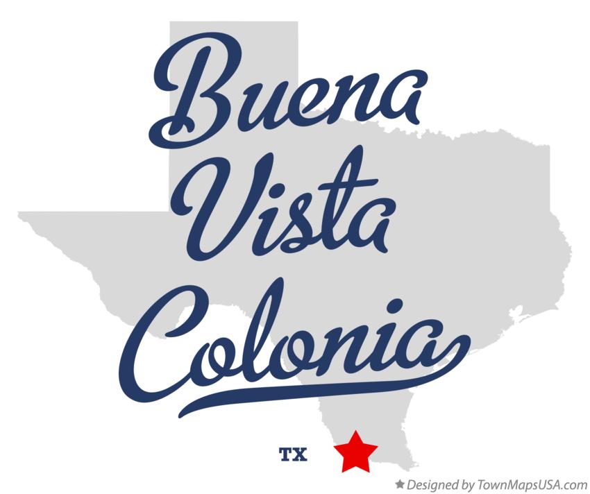 Map of Buena Vista Colonia Texas TX
