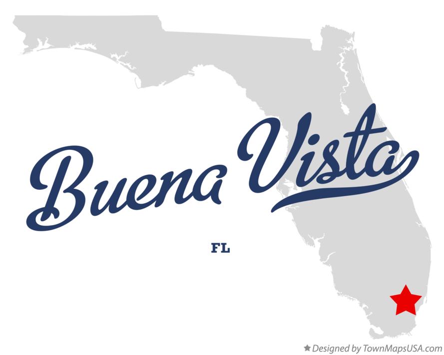 Map of Buena Vista Florida FL