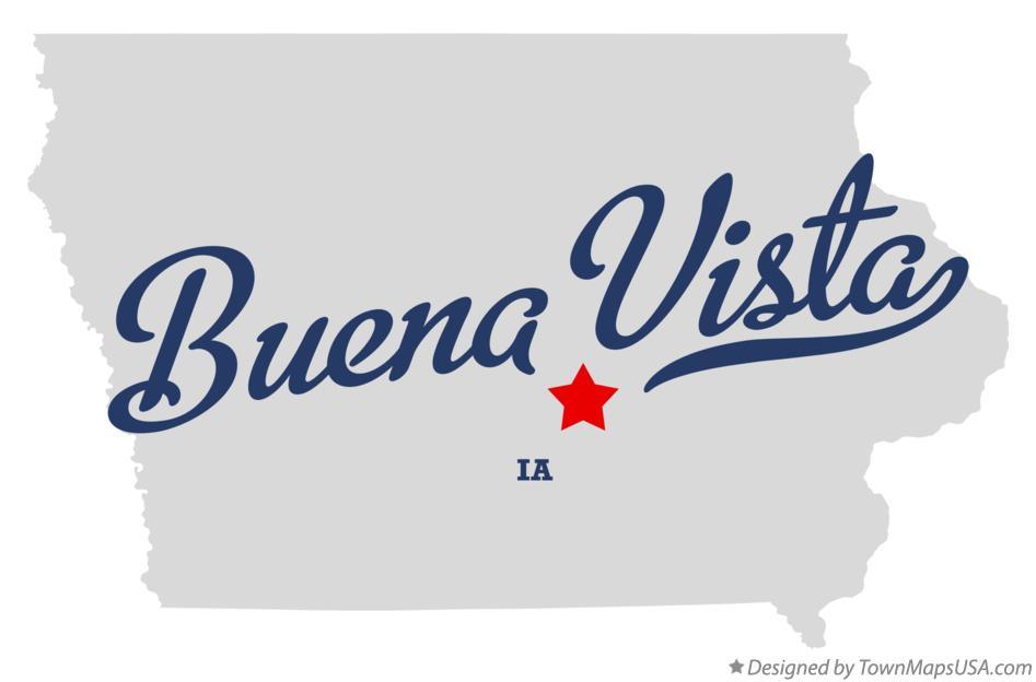 Map of Buena Vista Iowa IA