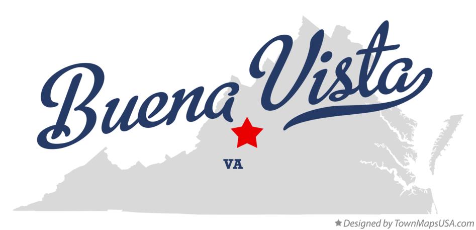 Map of Buena Vista Virginia VA