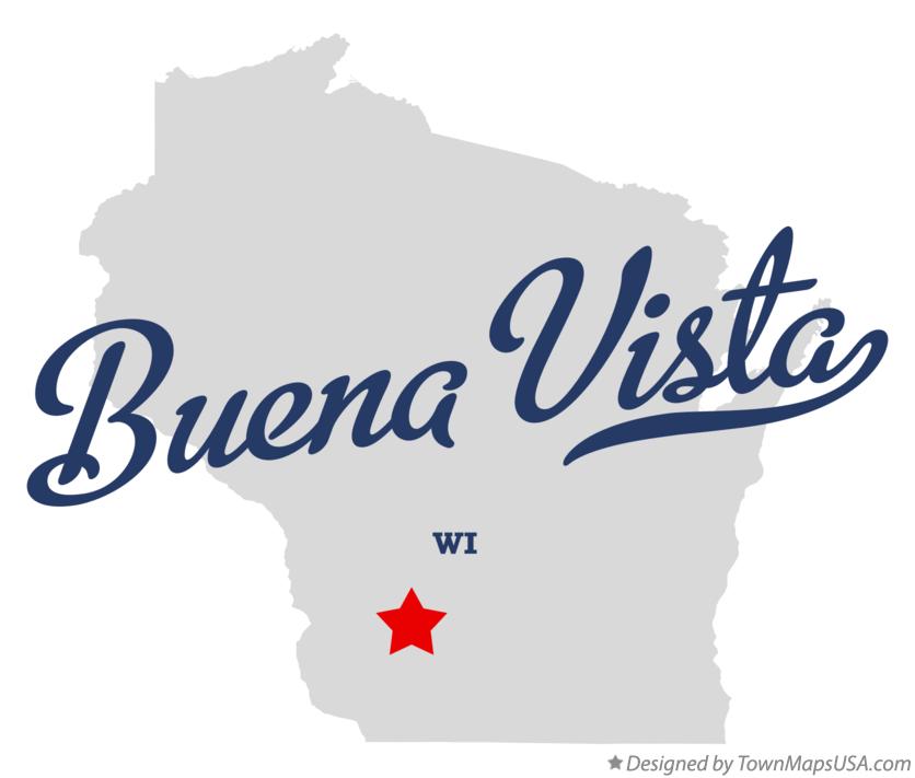 Map of Buena Vista Wisconsin WI