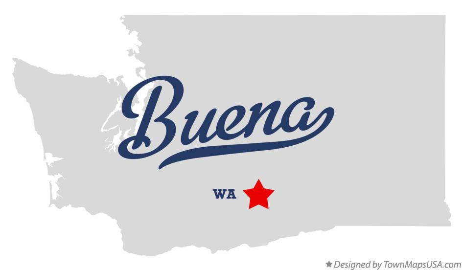 Map of Buena Washington WA