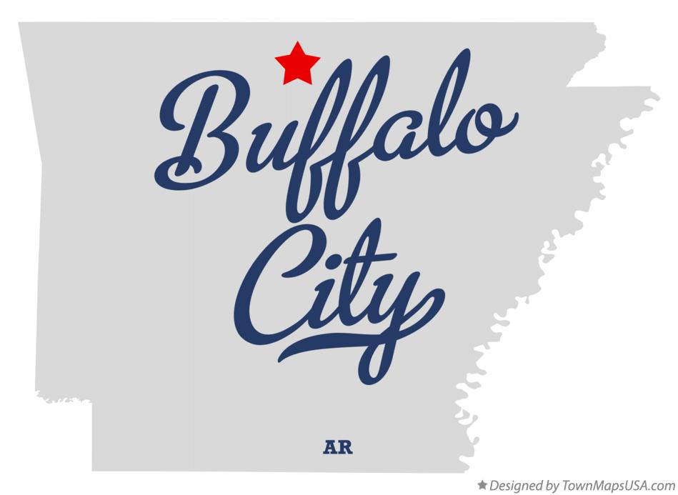 Map of Buffalo City Arkansas AR