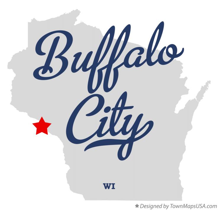 Map of Buffalo City Wisconsin WI
