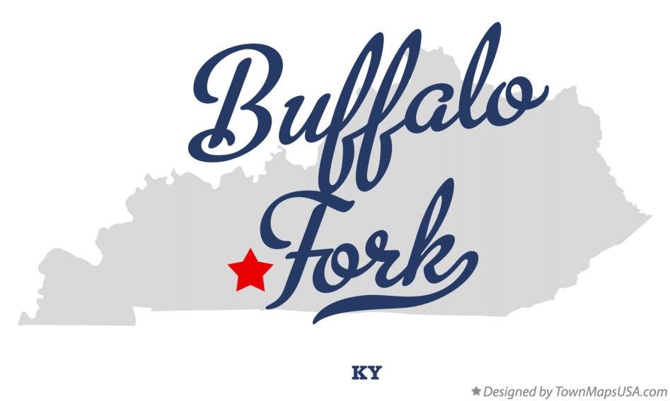 Map of Buffalo Fork Kentucky KY