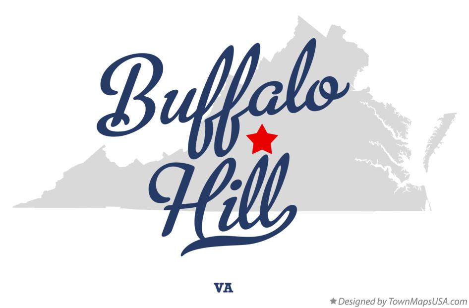 Map of Buffalo Hill Virginia VA