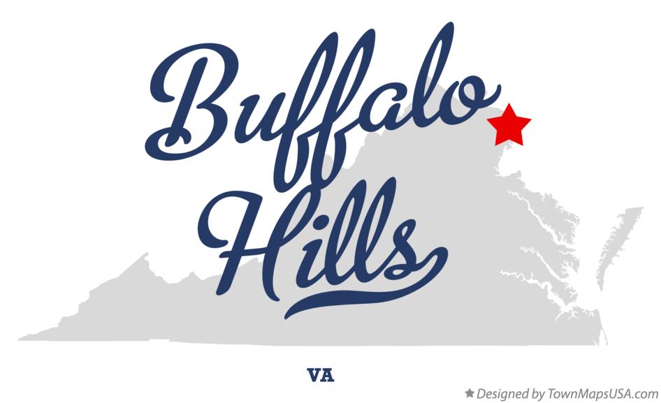 Map of Buffalo Hills Virginia VA