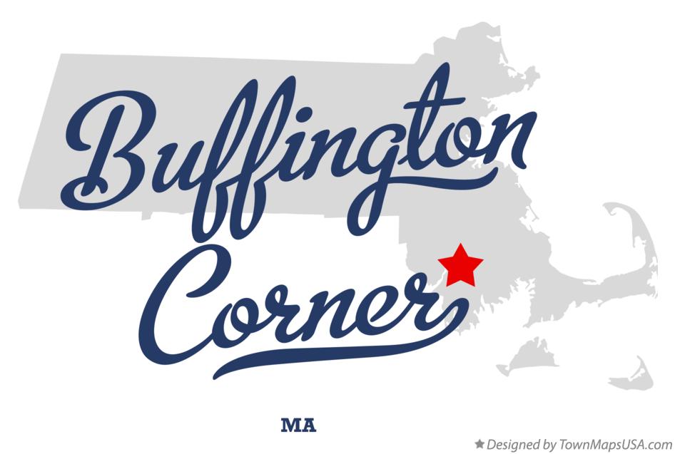 Map of Buffington Corner Massachusetts MA