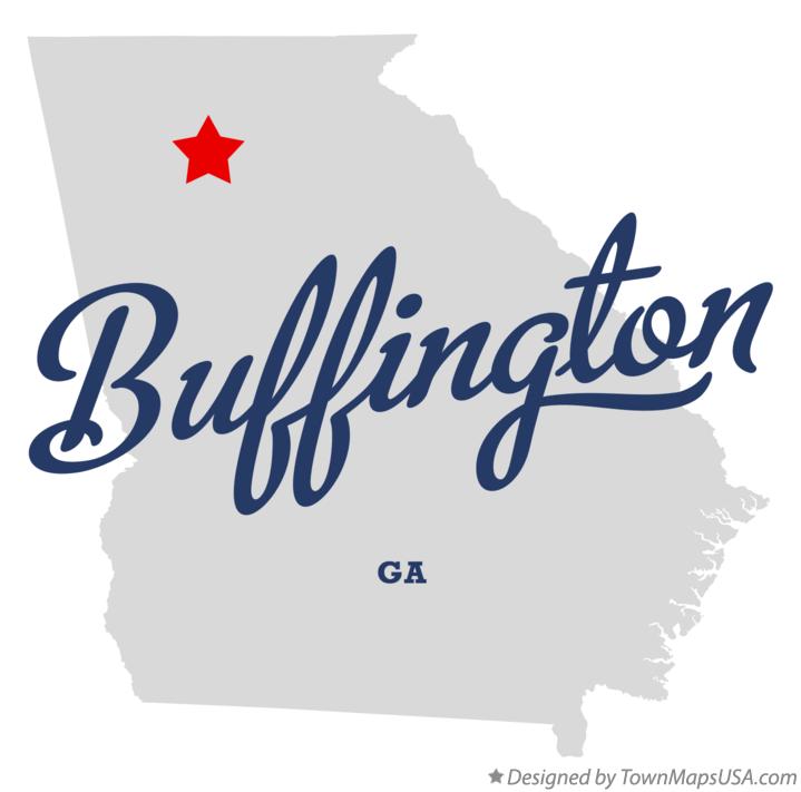Map of Buffington Georgia GA
