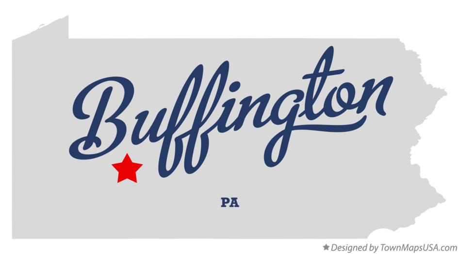 Map of Buffington Pennsylvania PA