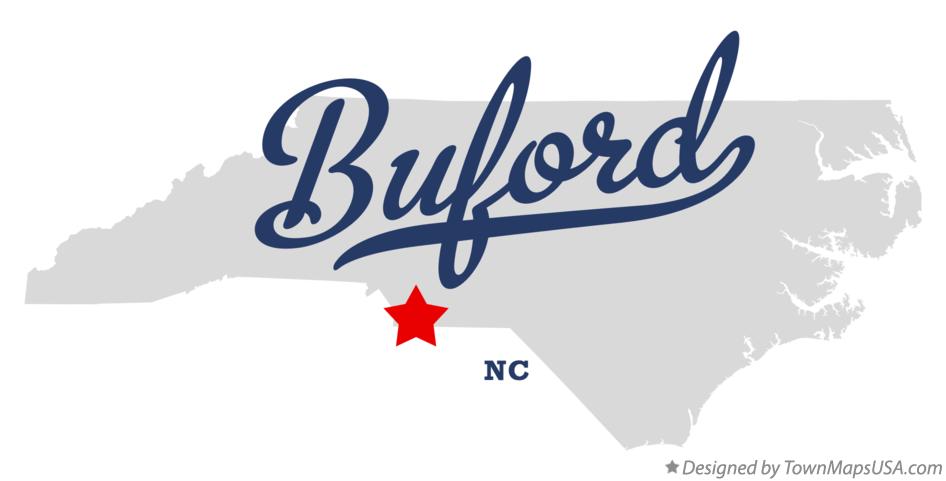 Map of Buford North Carolina NC