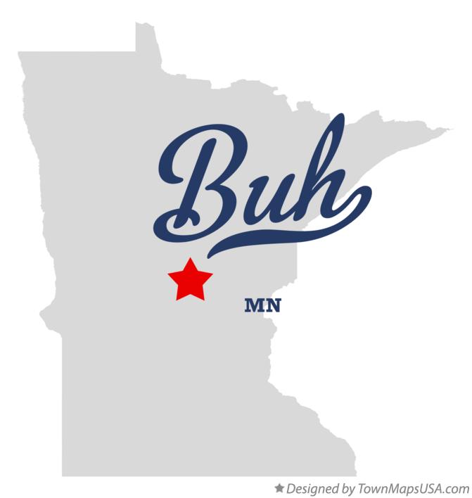 Map of Buh Minnesota MN