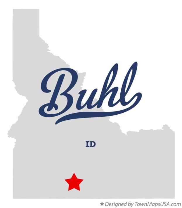 Map of Buhl Idaho ID