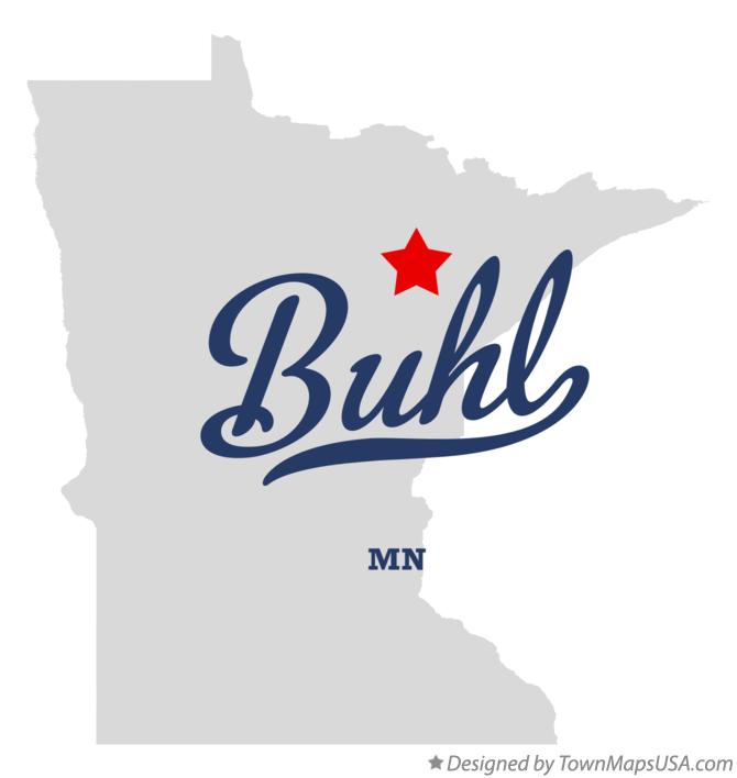 Map of Buhl Minnesota MN