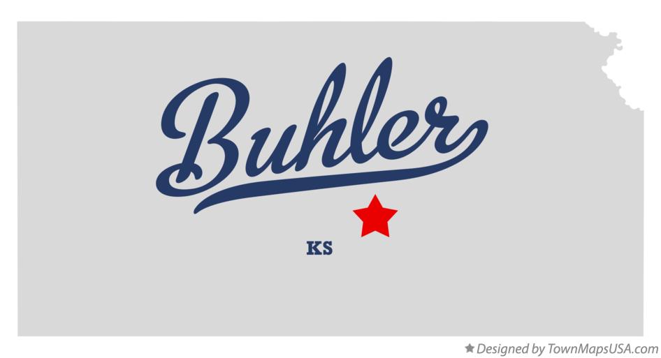 Map of Buhler Kansas KS