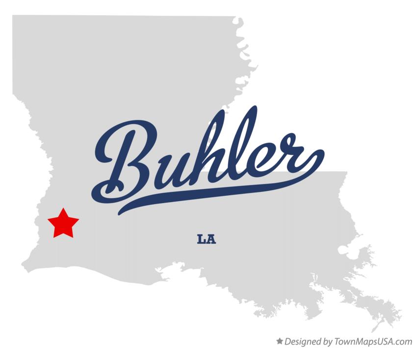 Map of Buhler Louisiana LA