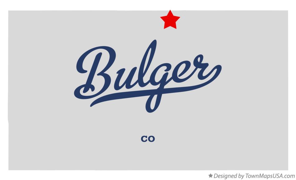 Map of Bulger Colorado CO