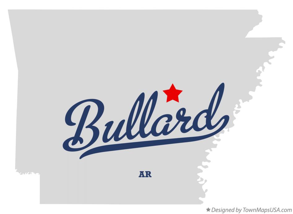 Map of Bullard Arkansas AR