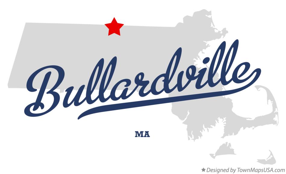 Map of Bullardville Massachusetts MA