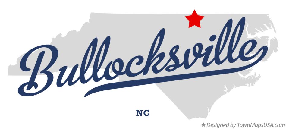 Map of Bullocksville North Carolina NC