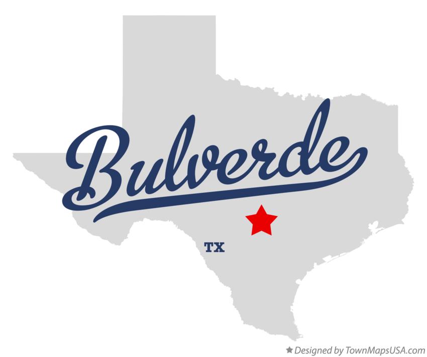 Map of Bulverde Texas TX