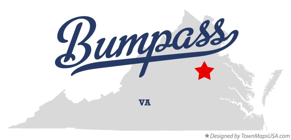 Map of Bumpass Virginia VA