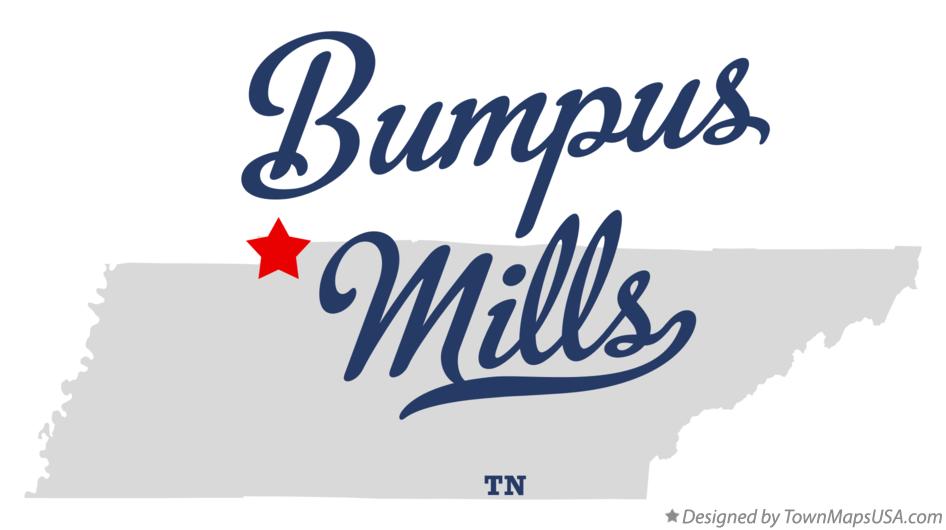 Map of Bumpus Mills Tennessee TN