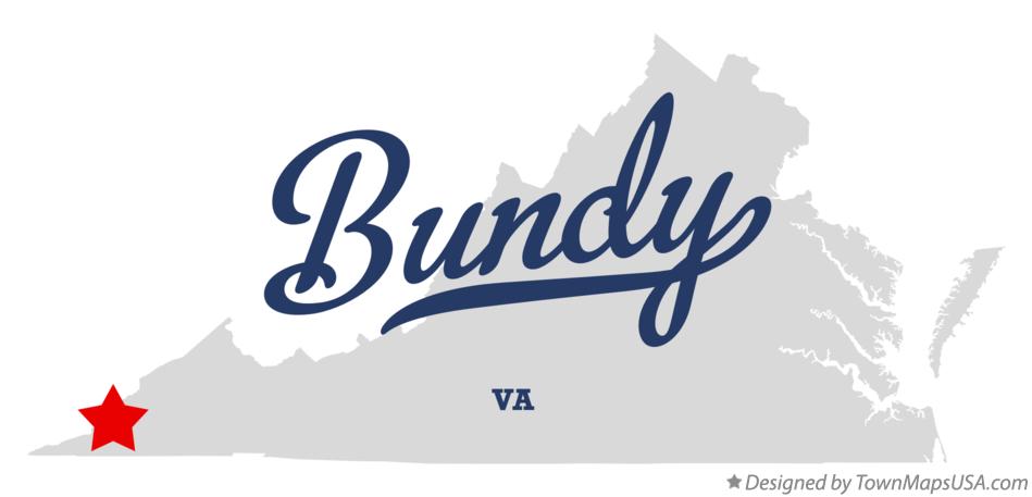 Map of Bundy Virginia VA