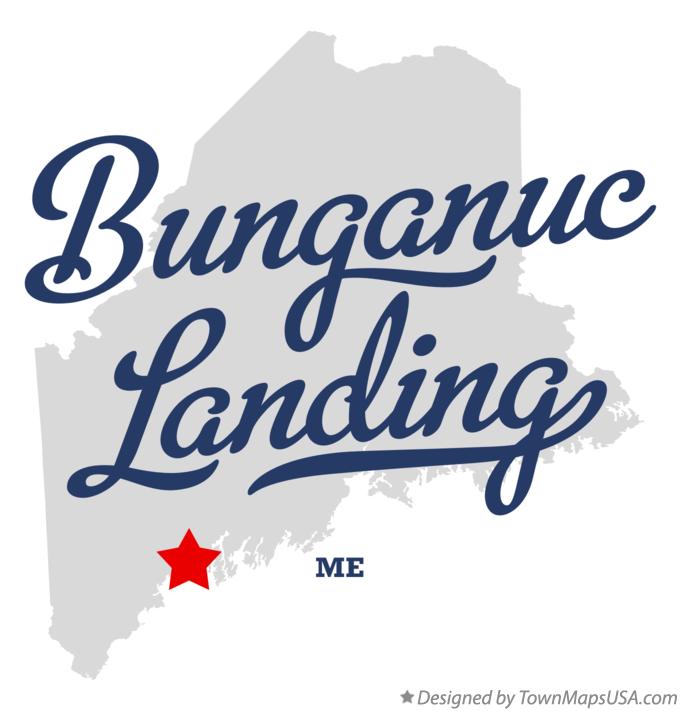 Map of Bunganuc Landing Maine ME