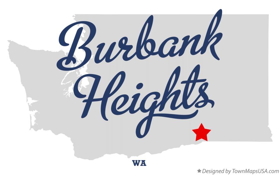 Map of Burbank Heights Washington WA