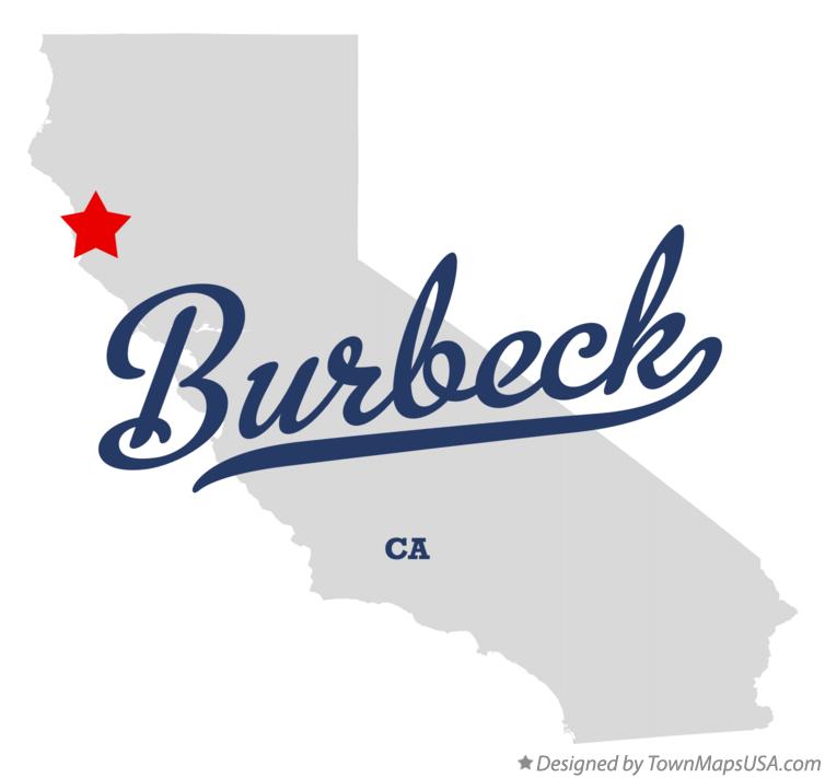 Map of Burbeck California CA