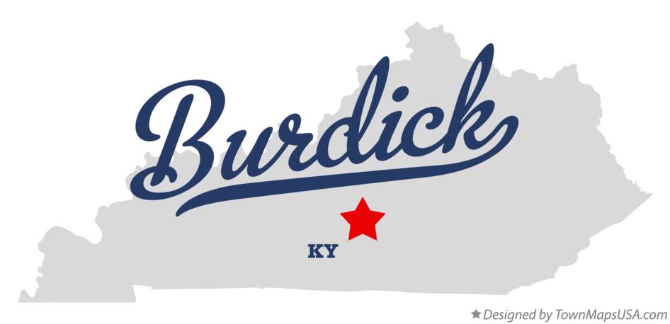 Map of Burdick Kentucky KY