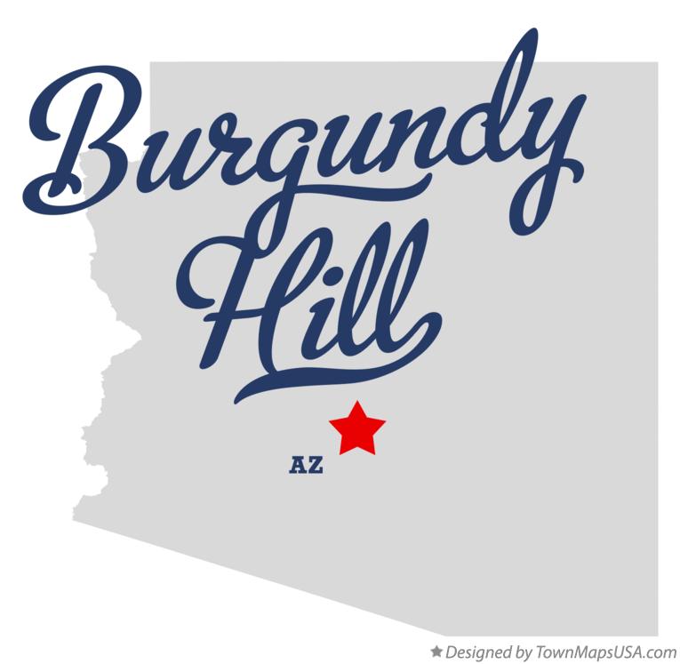 Map of Burgundy Hill Arizona AZ