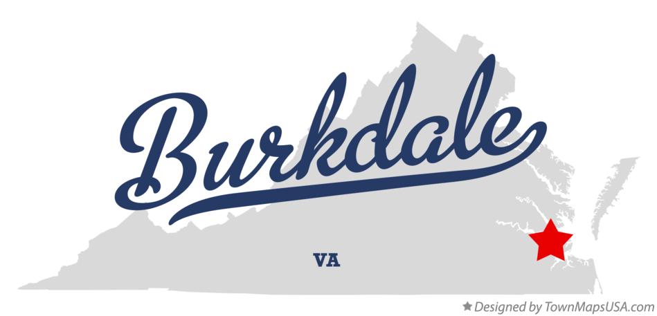 Map of Burkdale Virginia VA