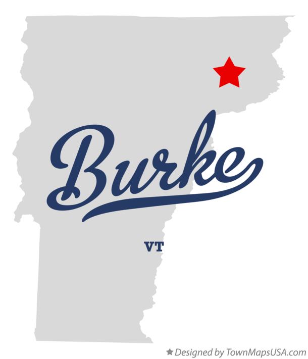 Map of Burke Vermont VT