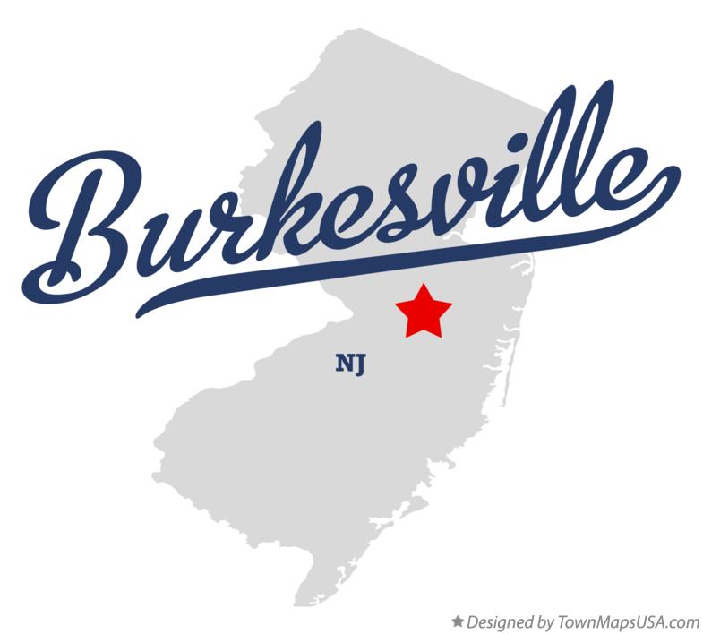 Map of Burkesville New Jersey NJ