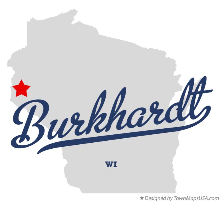Map of Burkhardt Wisconsin WI