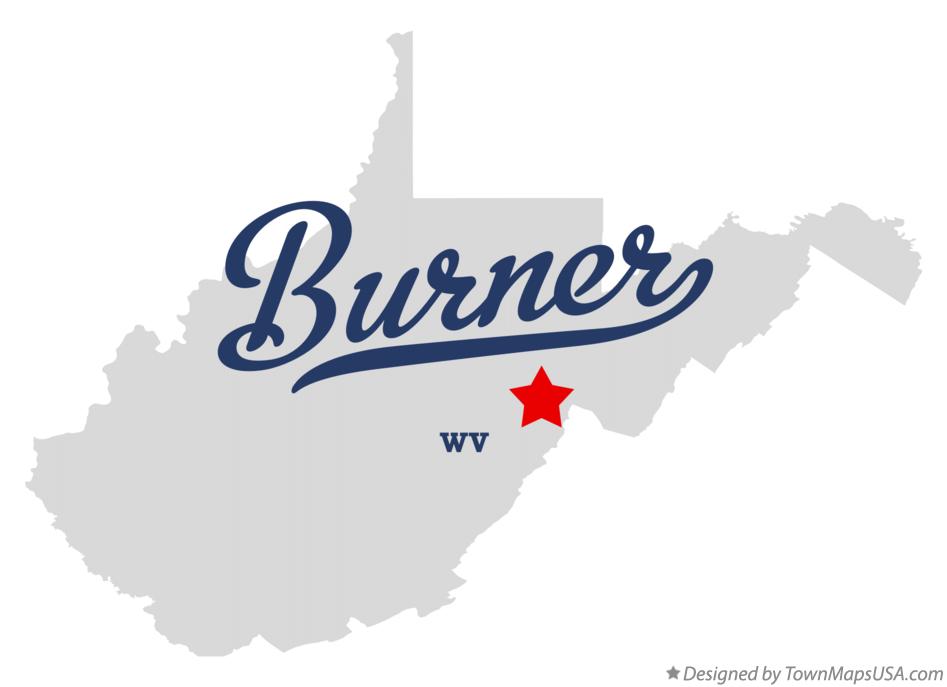 Map of Burner West Virginia WV
