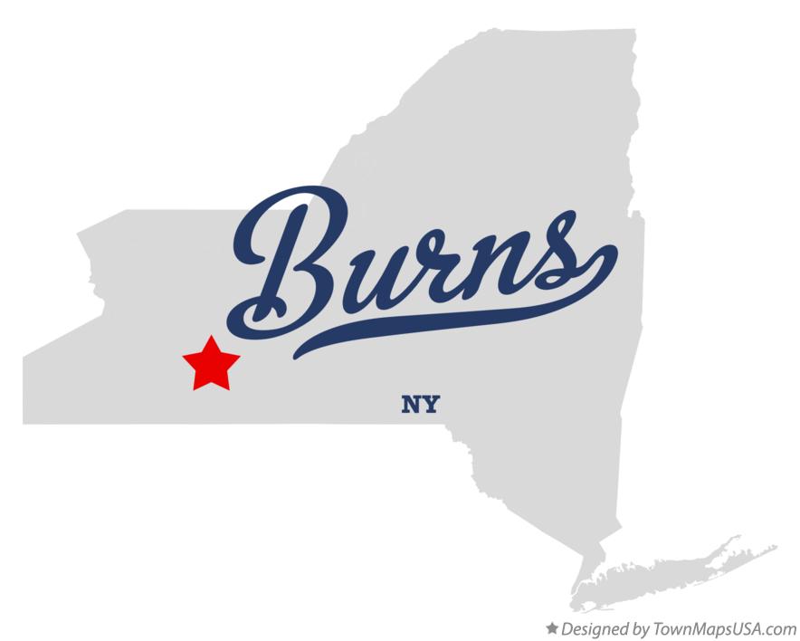 Map of Burns New York NY