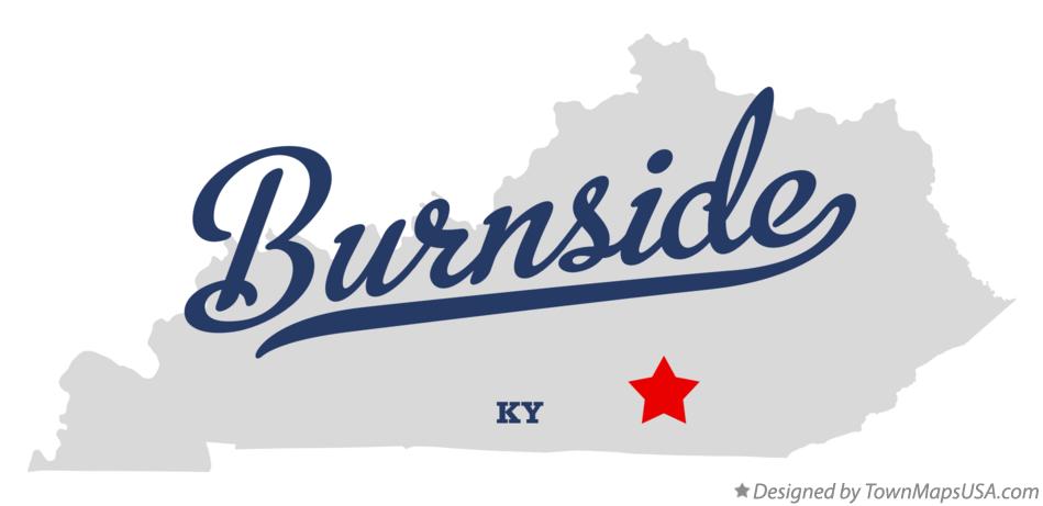 Map of Burnside Kentucky KY