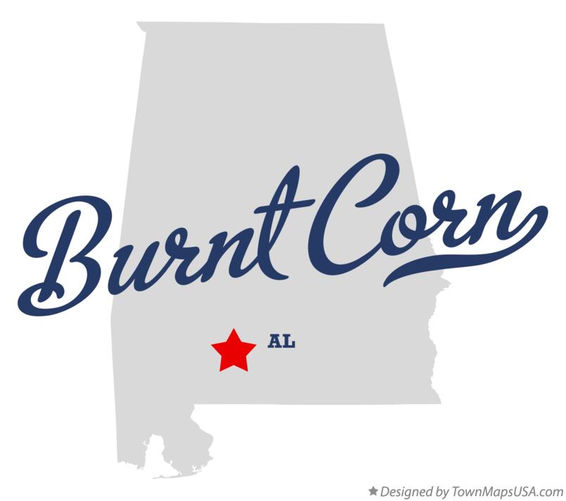 Map of Burnt Corn Alabama AL